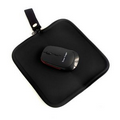 Portable gift set 2.4G wireless mouse and zipped mouse pad